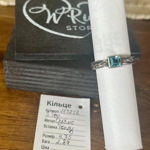 Square Peridot engagement silver ring, Tree branch gemstone ring